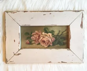 1998 Christine Repasy Reclaimed Wood Frame Art