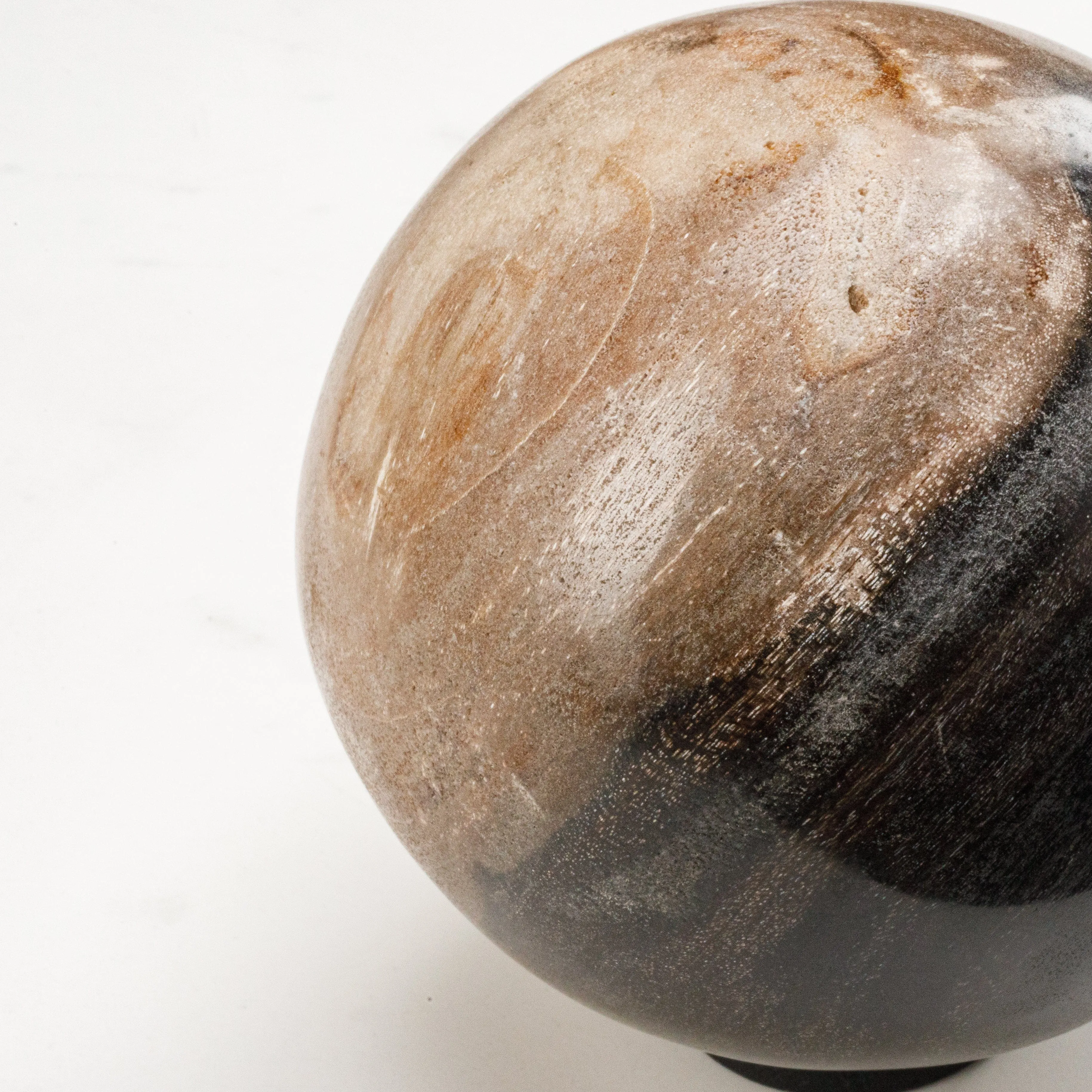 5 Brown Petrified Wood Sphere