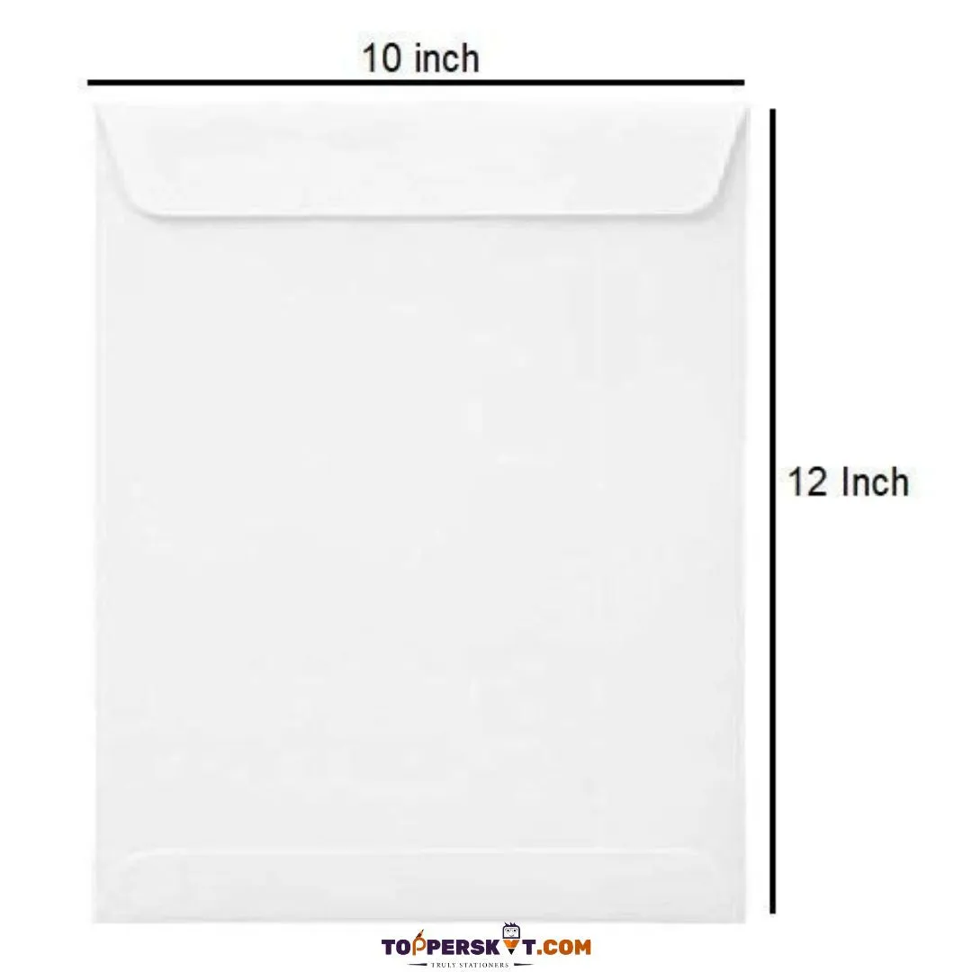 (5 Pcs.)White Paper Envelope - A4 Size