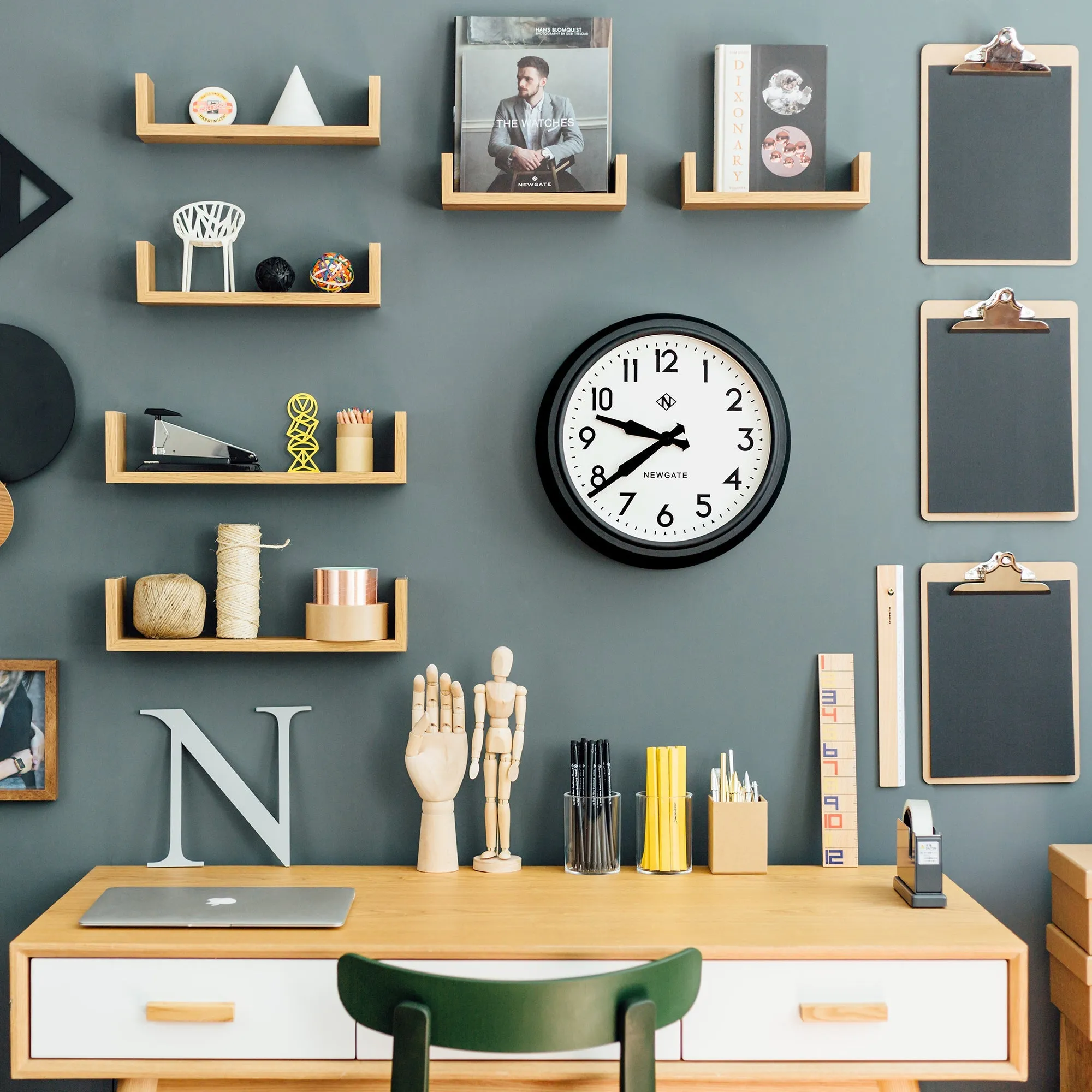 50S Electric Clock | Black