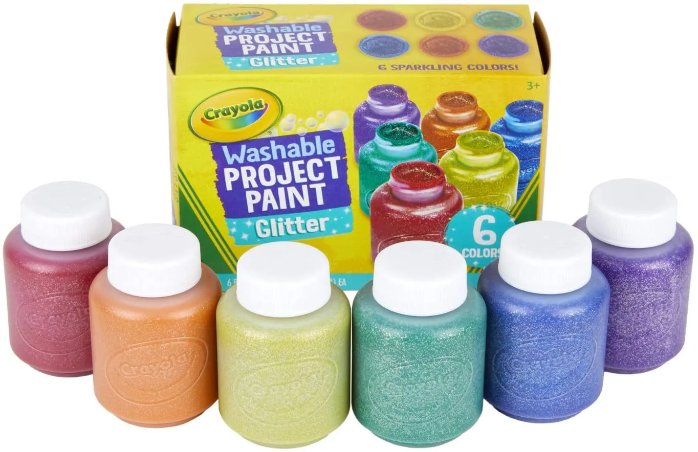 6 ct. 2-oz. Glitter Paint Set