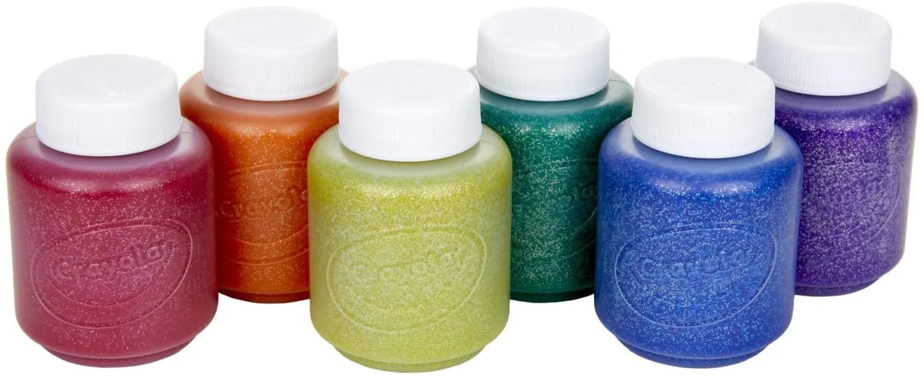 6 ct. 2-oz. Glitter Paint Set