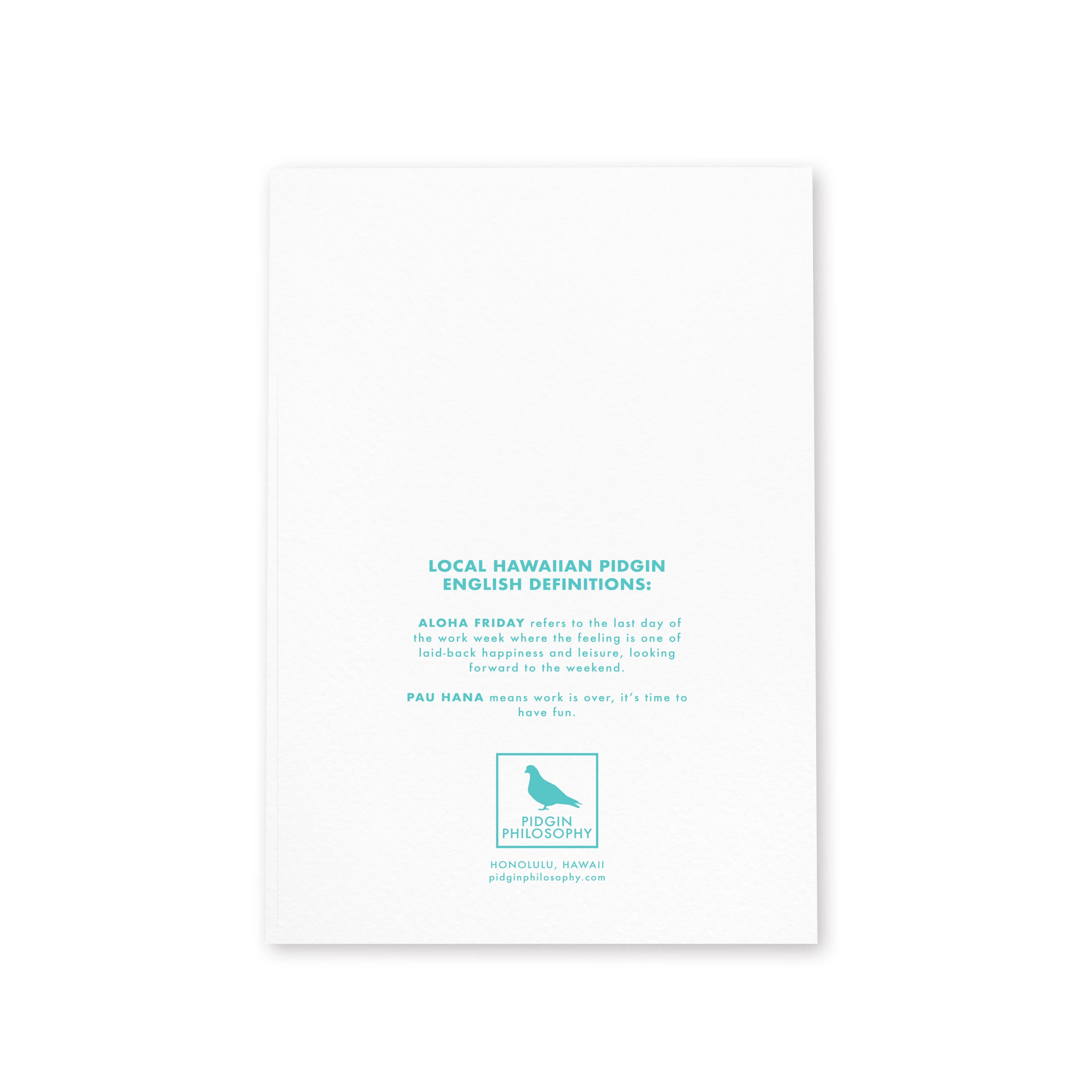 Aloha Friday Notepad Large 5.5x8.5