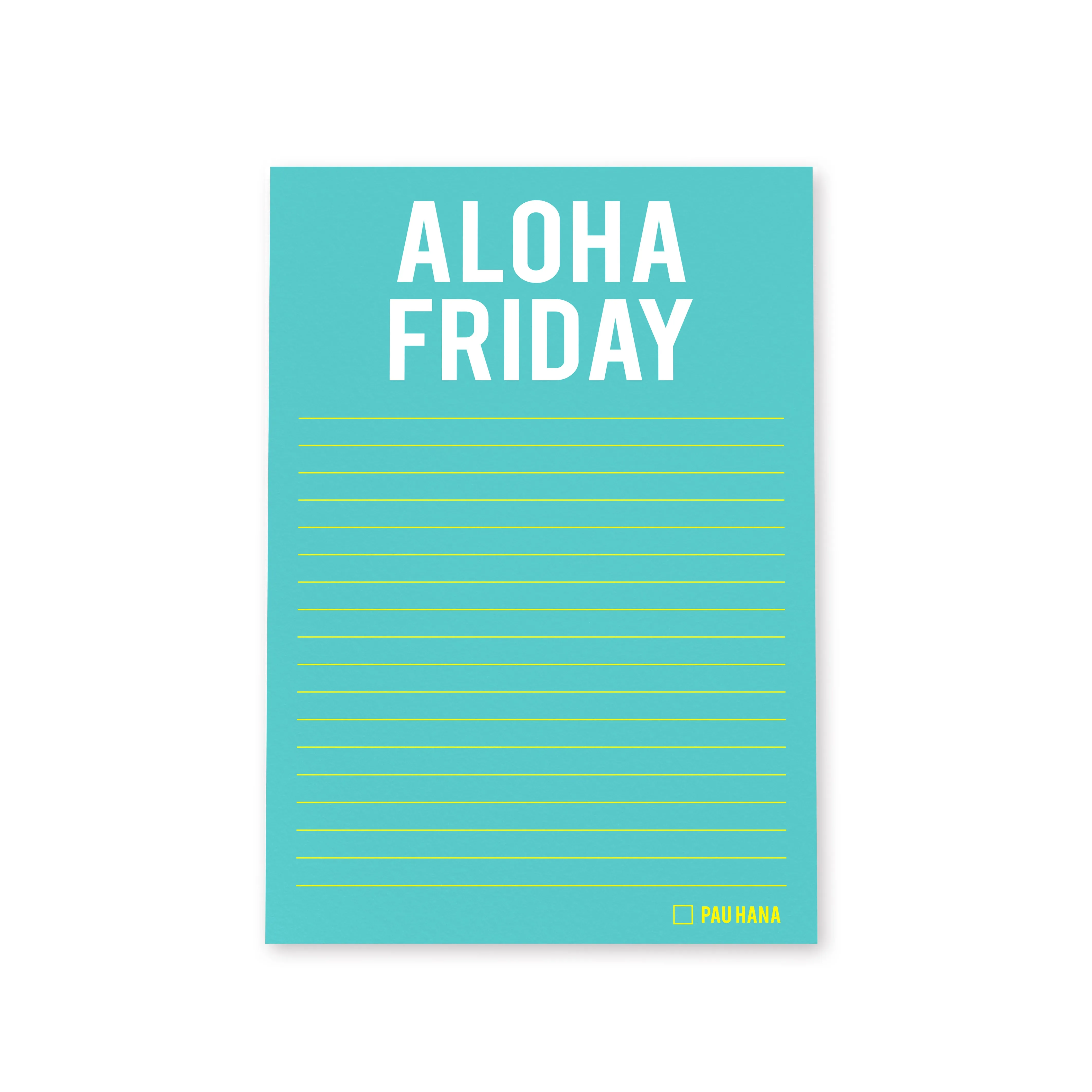 Aloha Friday Notepad Large 5.5x8.5