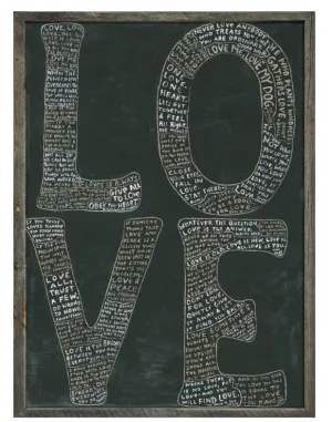 Art Print L-O-V-E