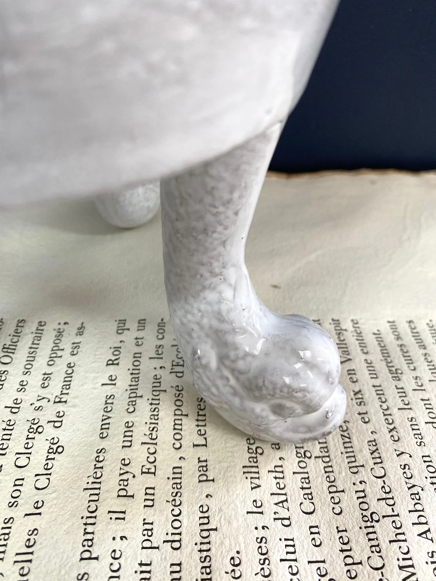 Astier de Villatte Dragon Tripod Vase