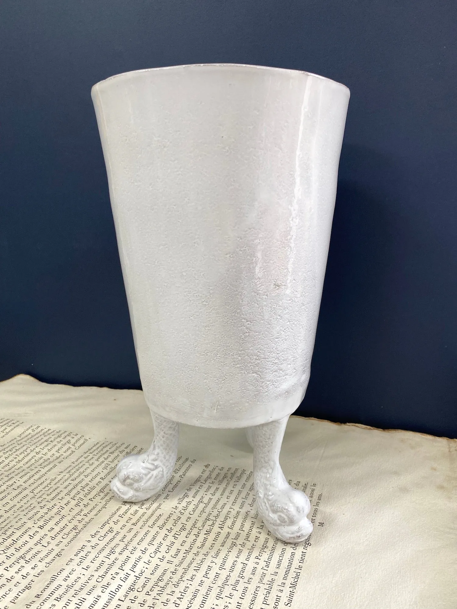 Astier de Villatte Dragon Tripod Vase