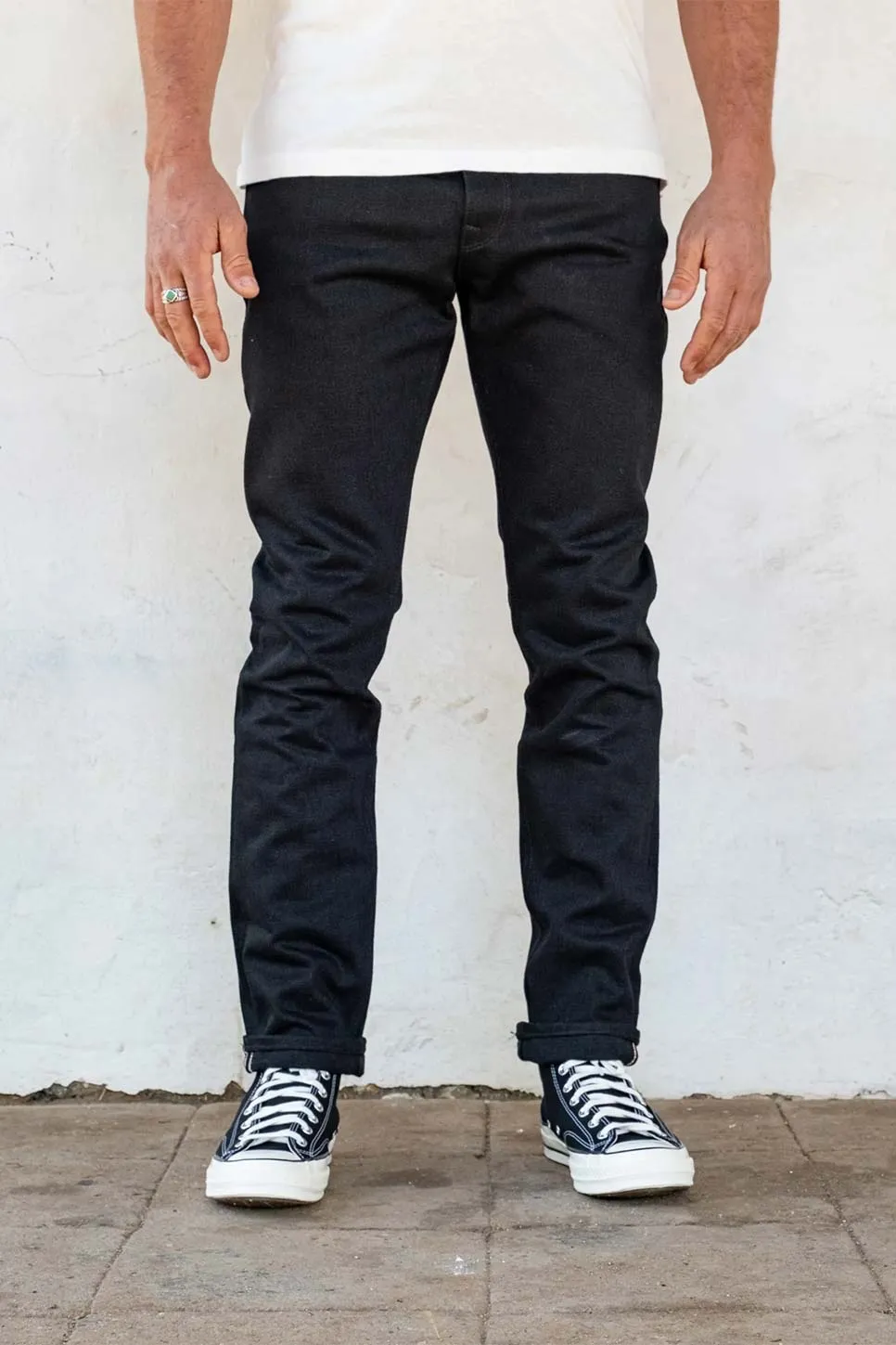 AVILA SLIM TAPER 17oz - BLACK SLUB
