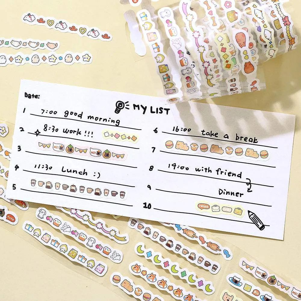 BGM Roll Sticker: Mini Linea - Orange