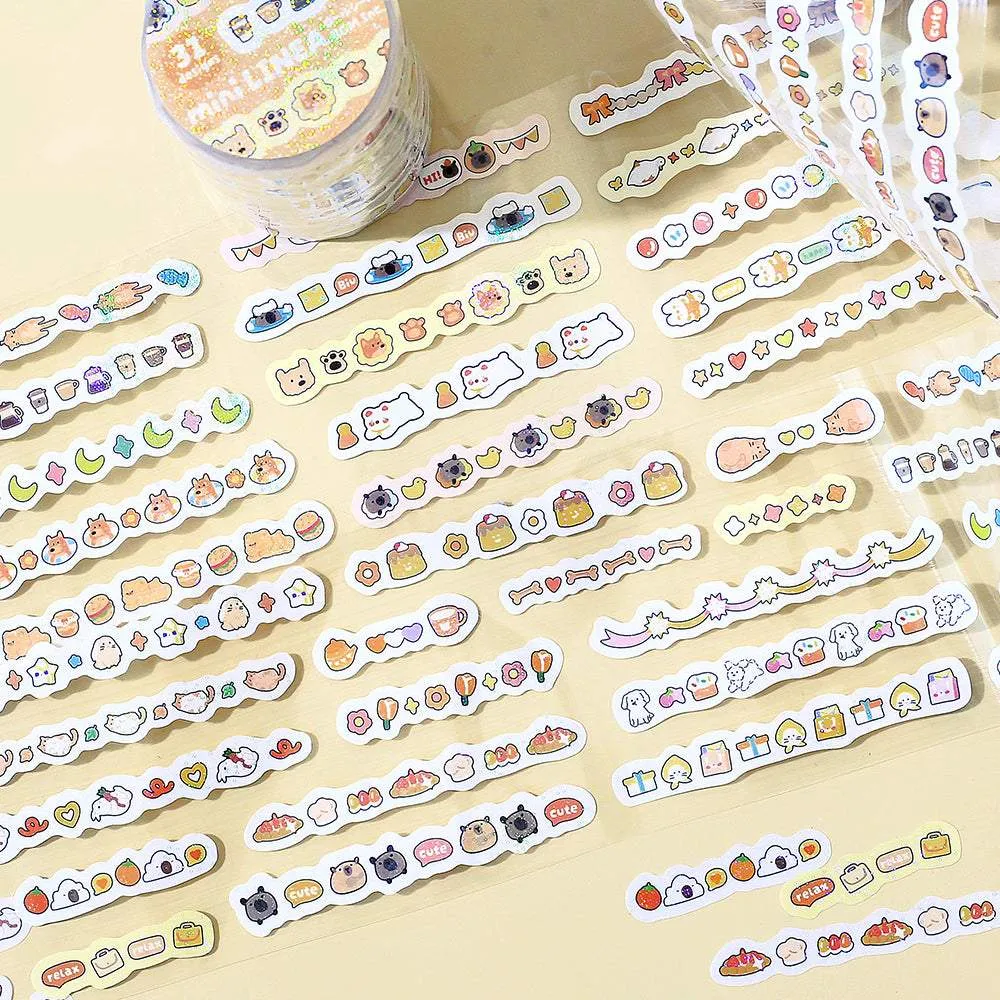 BGM Roll Sticker: Mini Linea - Orange