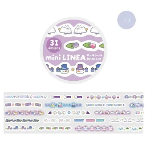 BGM Roll Sticker: Mini Linea - Purple