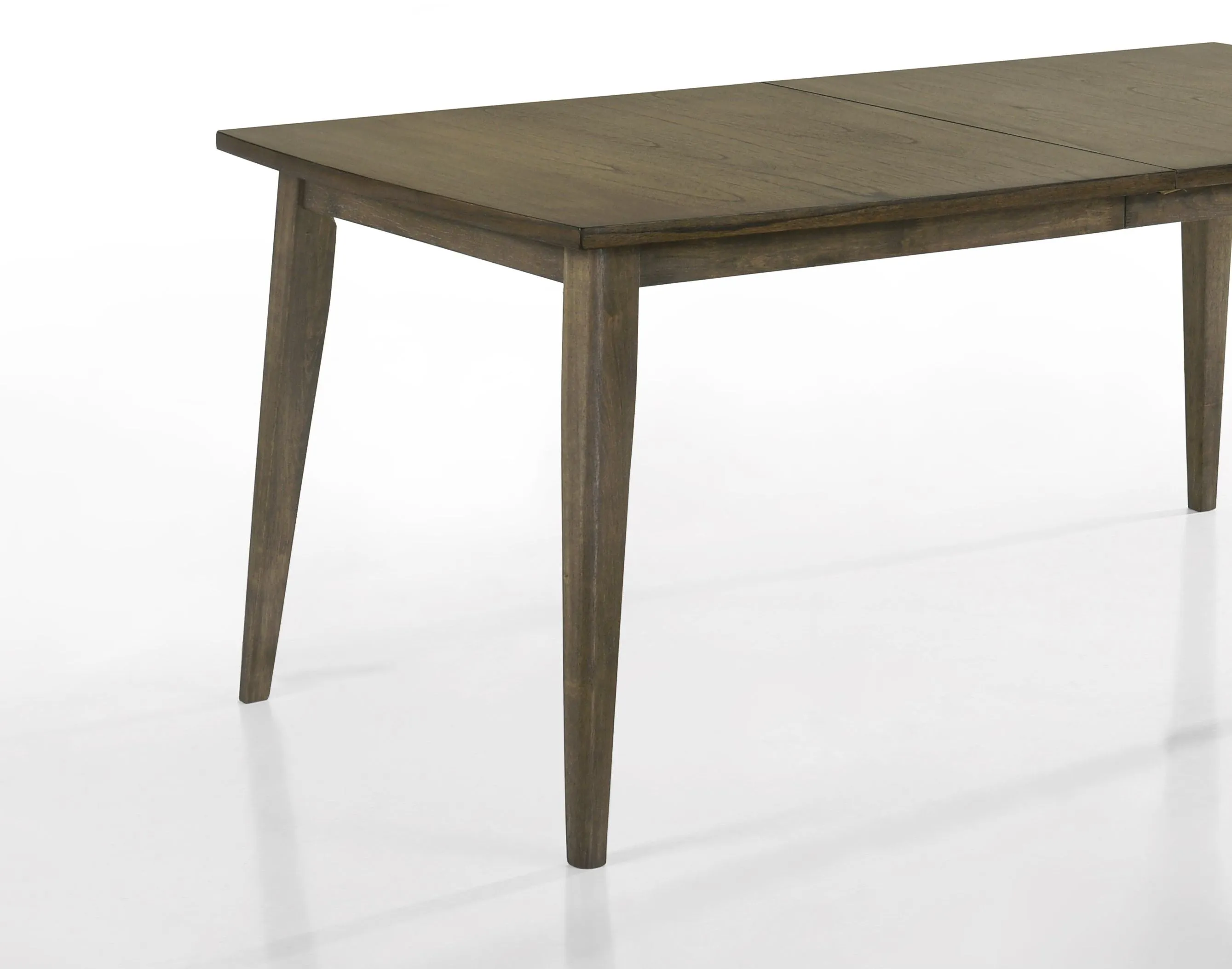 Bistro - Wide Contemporary Rectangle Dining Table With Extension Leaf by Couch.com