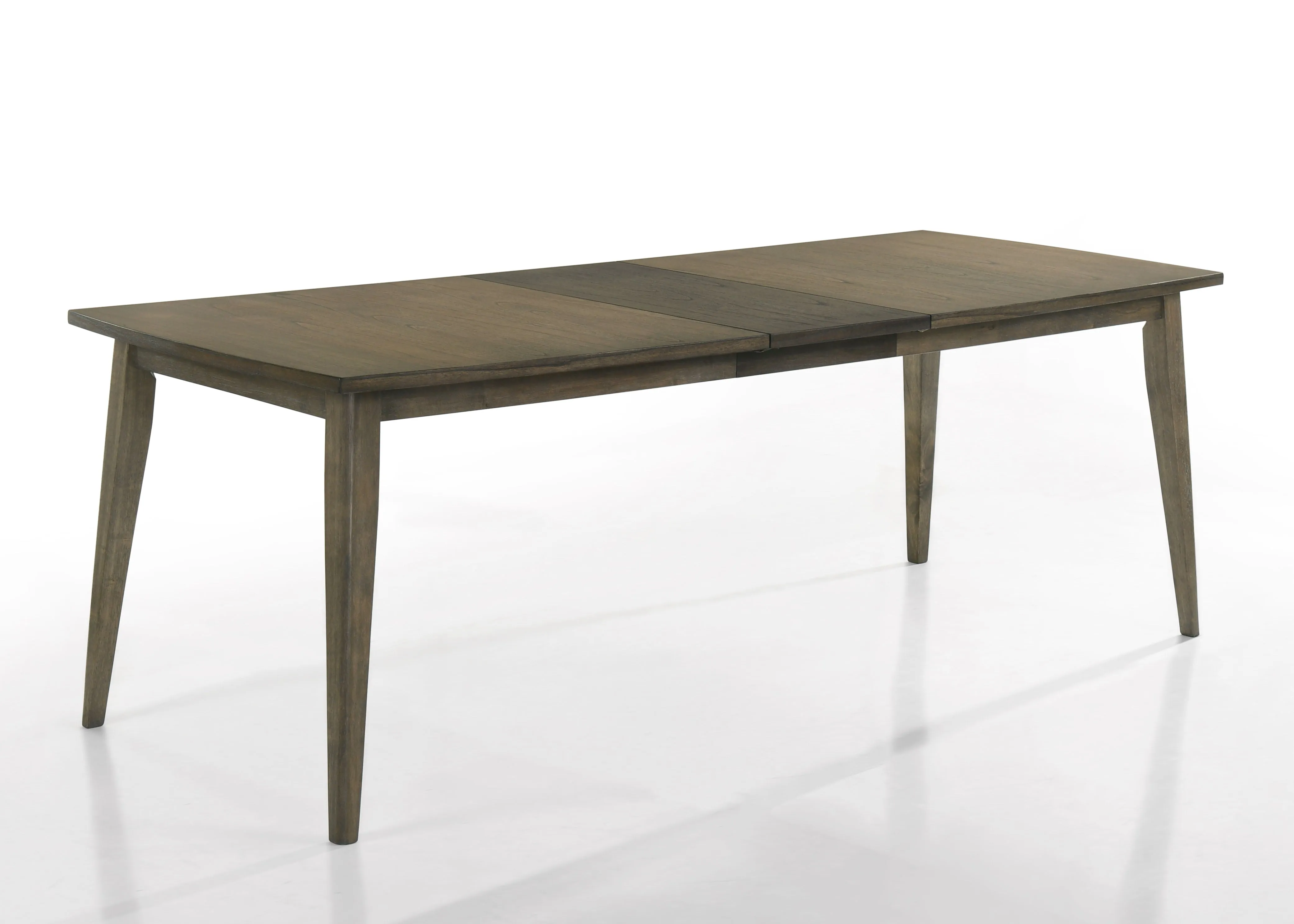Bistro - Wide Contemporary Rectangle Dining Table With Extension Leaf by Couch.com