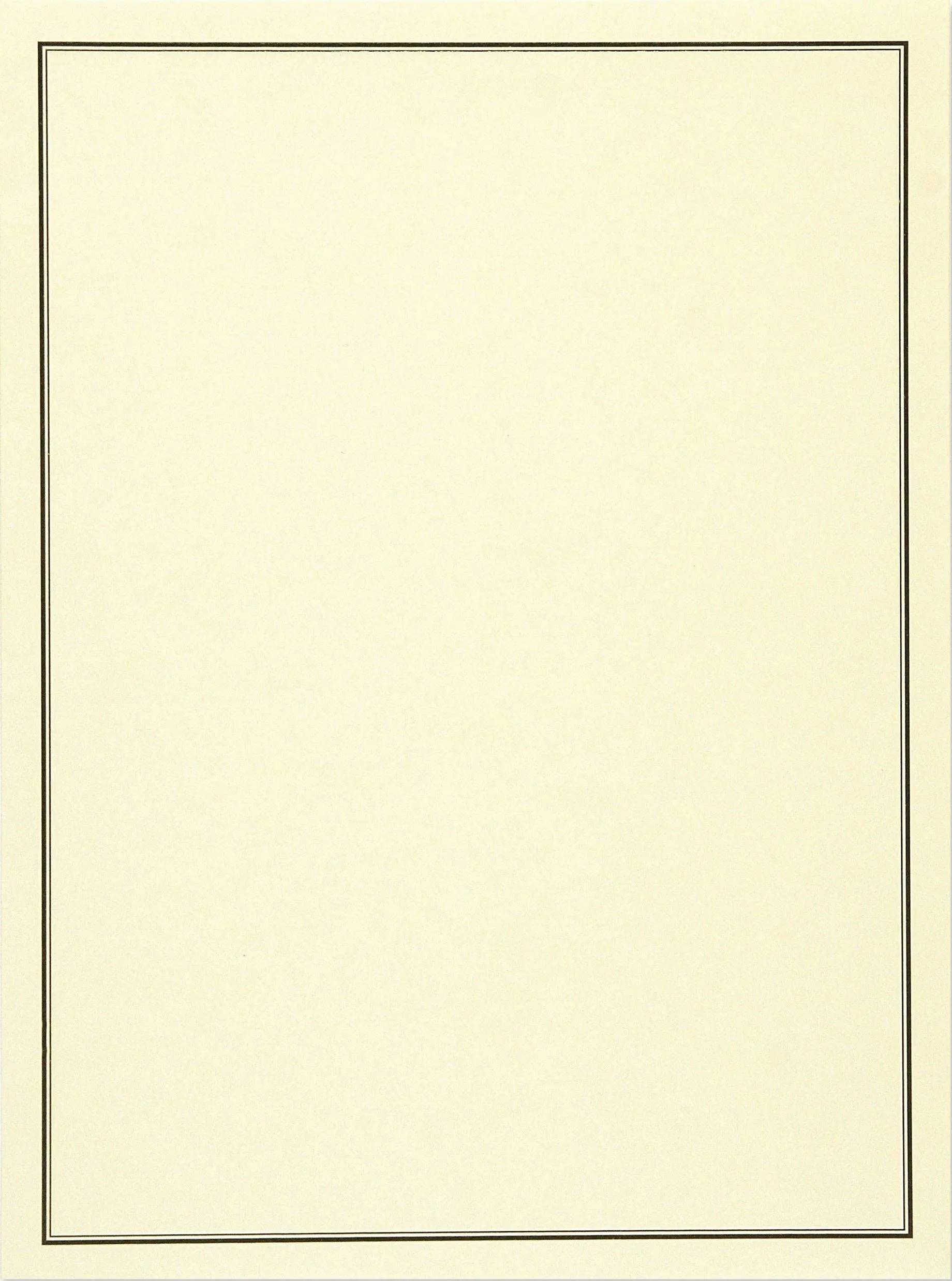 Black & Cream Stationery Set