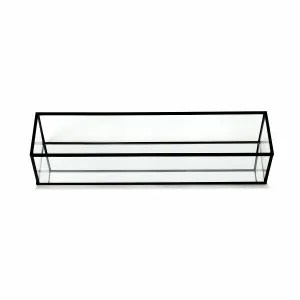 Black Frame Centrepiece Candle Holder