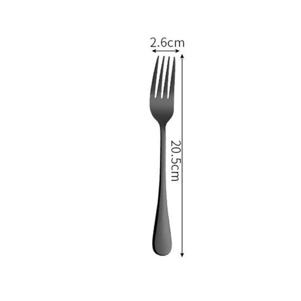 Black Tableware Set
