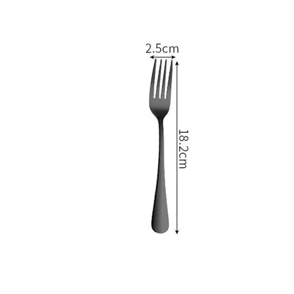 Black Tableware Set