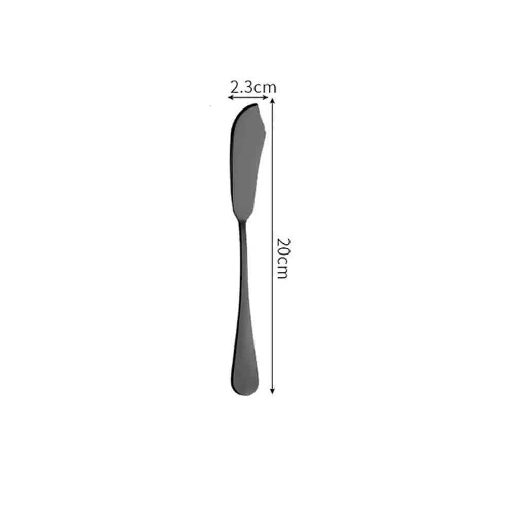 Black Tableware Set