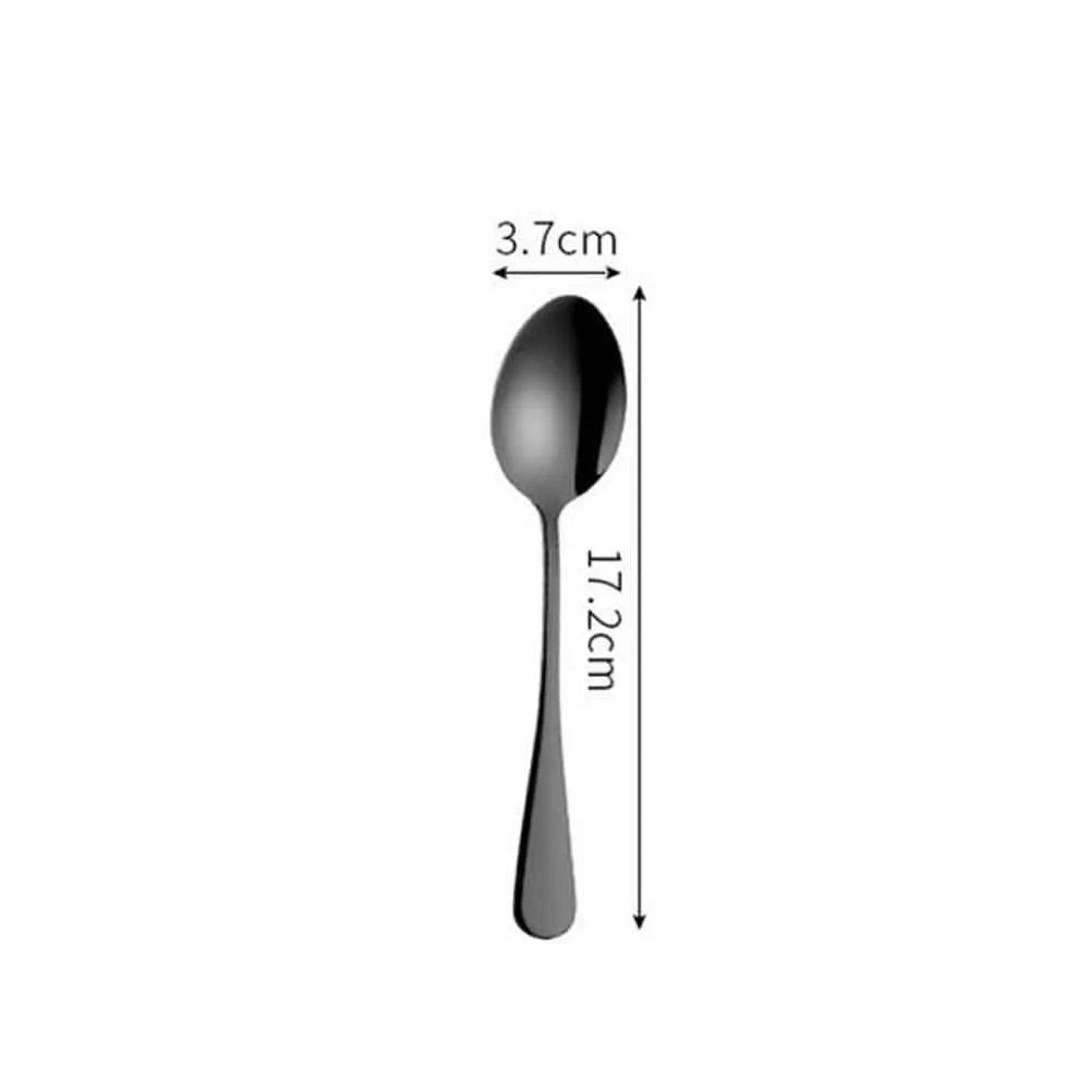 Black Tableware Set