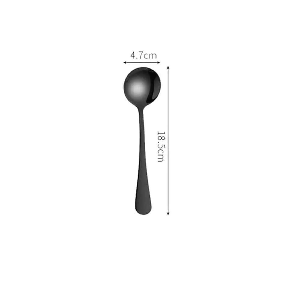 Black Tableware Set