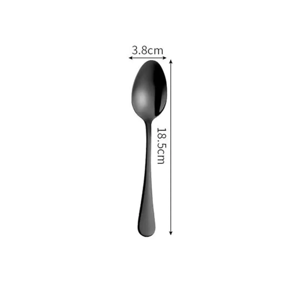 Black Tableware Set