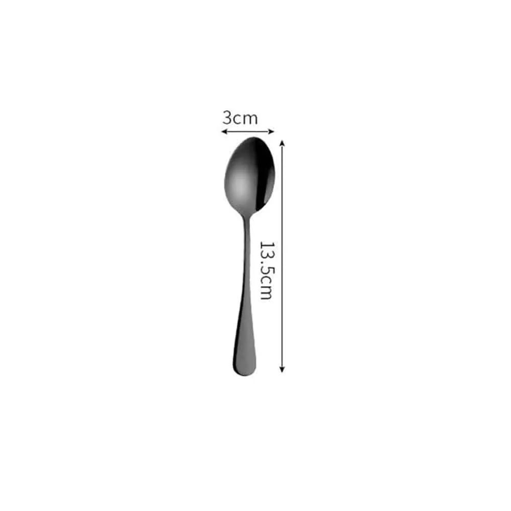 Black Tableware Set