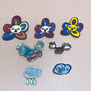 BTS V ARTIST MADE BROOCHES
