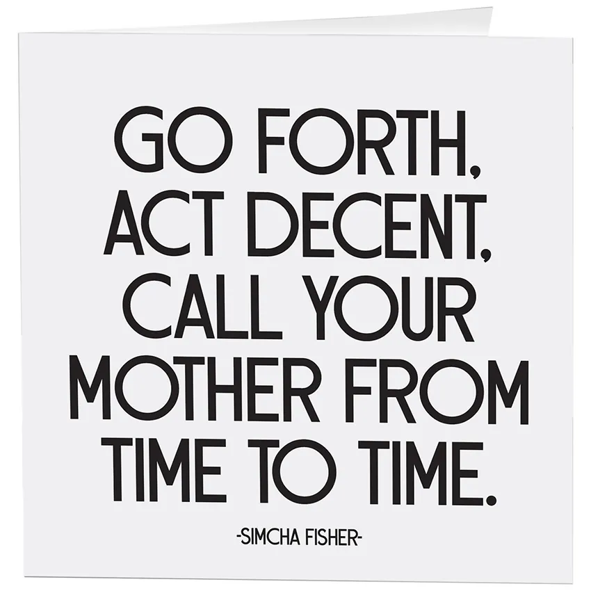 Call Your Mother Card