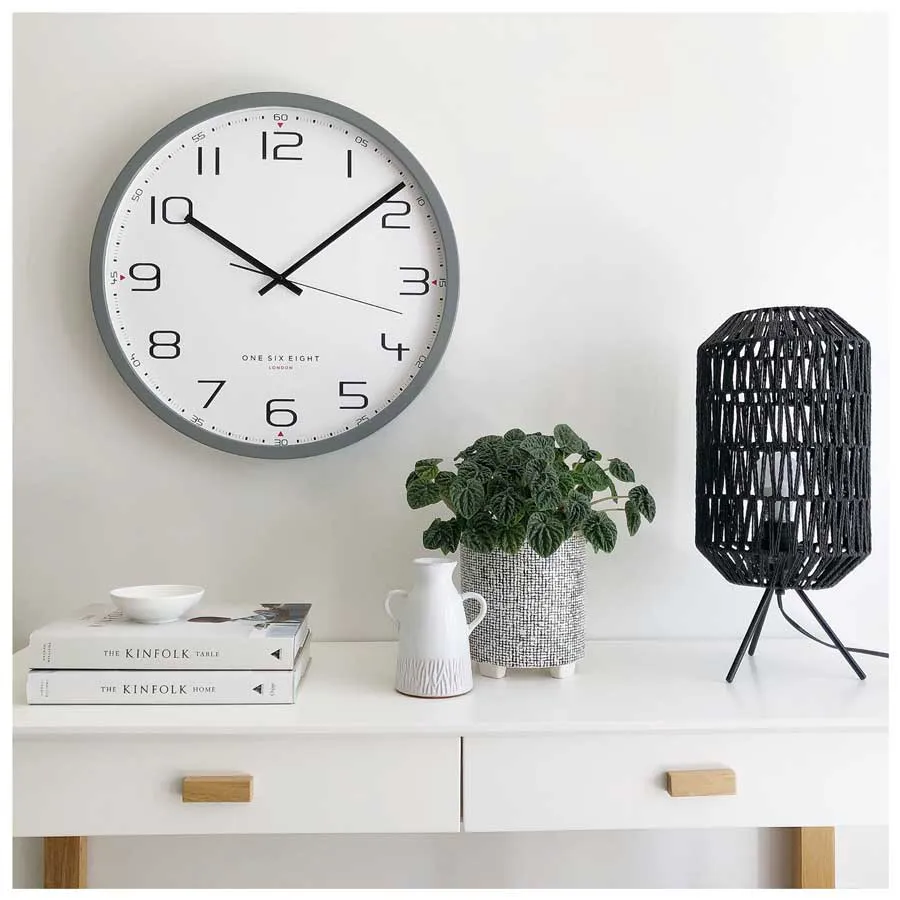 Carmen Cool Grey Clock (30cm)