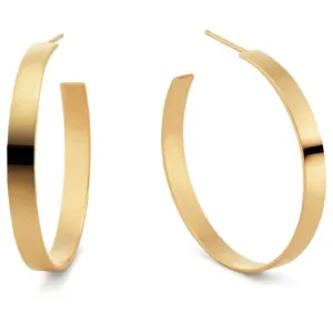 Carrie Flat Hoop Earrings