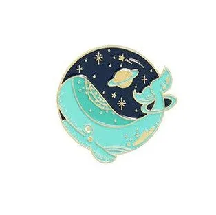 Cartoon Whale Pins
