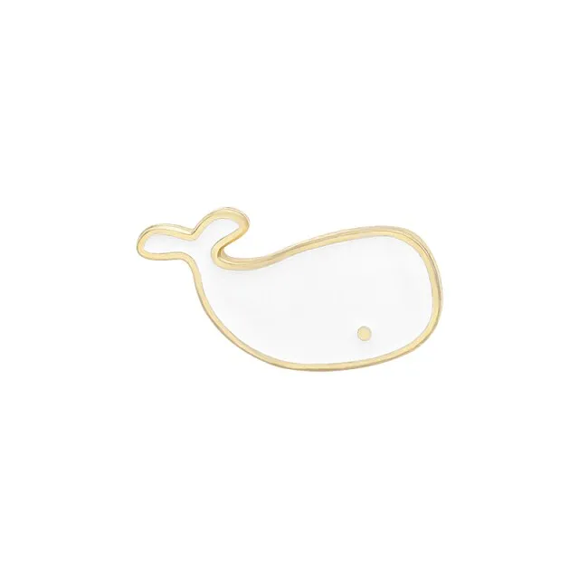 Cartoon Whale Pins