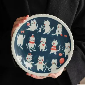 Cat Ceramic Tableware – Japanese Style Cute Ceramic Plate