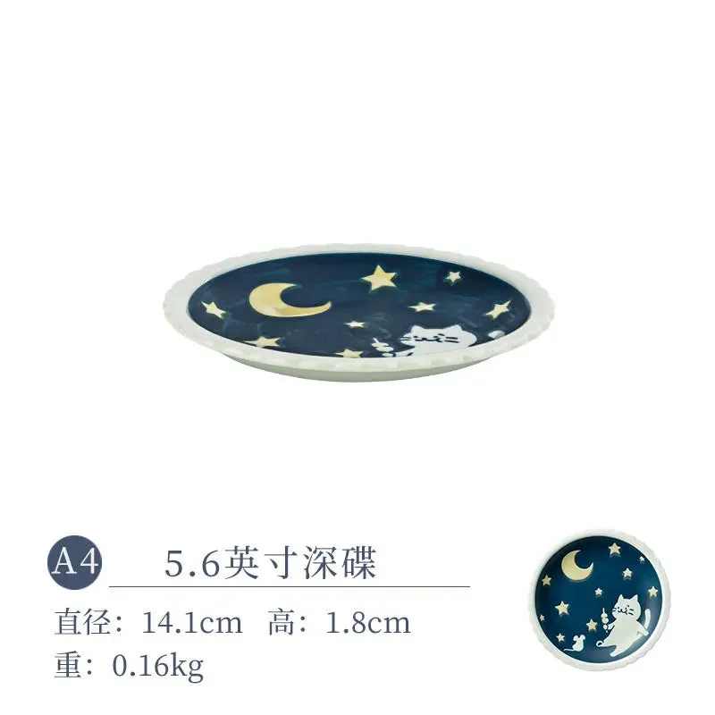 Cat Ceramic Tableware – Japanese Style Cute Ceramic Plate
