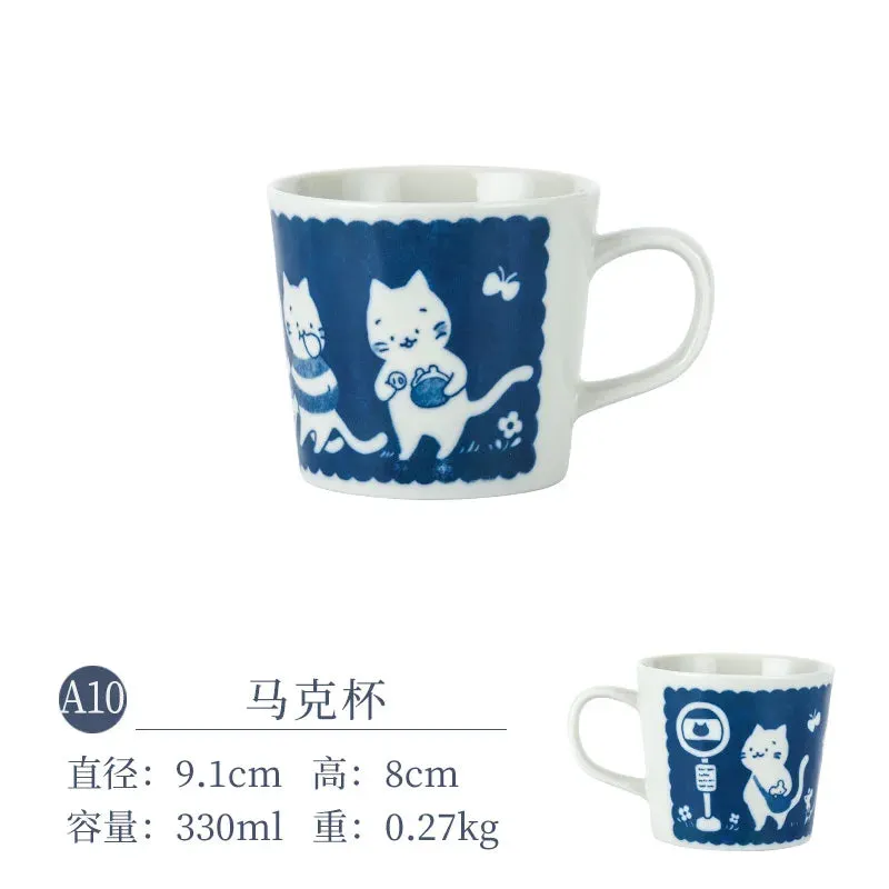 Cat Ceramic Tableware – Japanese Style Cute Ceramic Plate