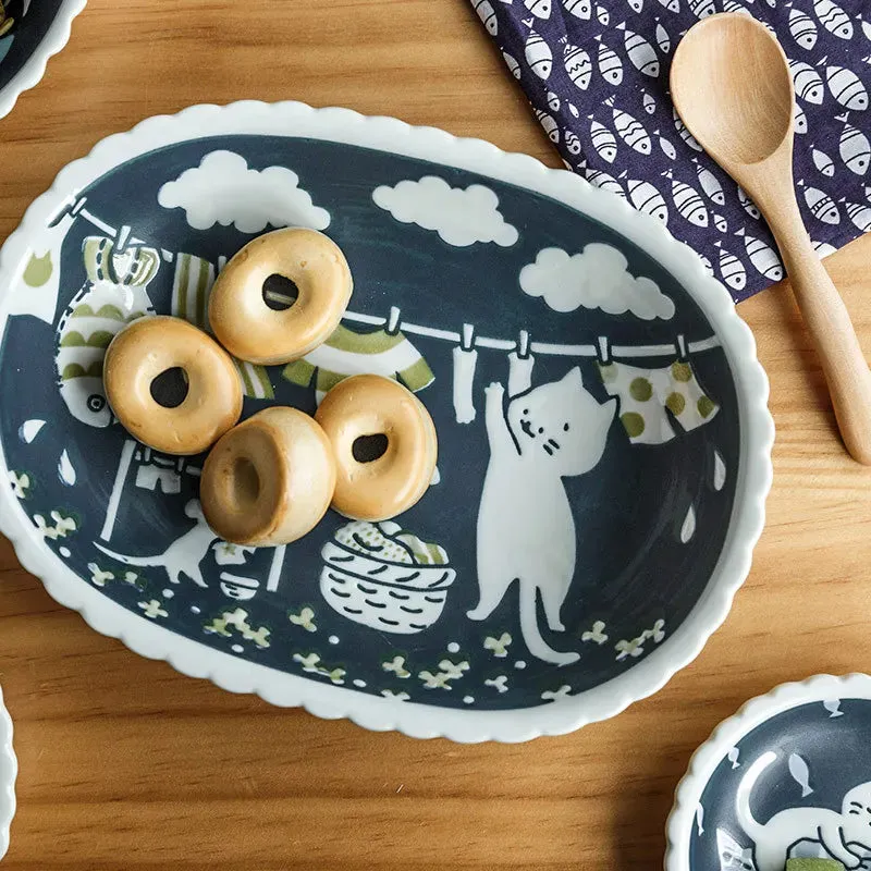 Cat Ceramic Tableware – Japanese Style Cute Ceramic Plate