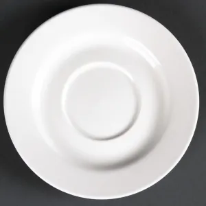 CD646 Lumina Fine China Round Saucers 143mm (Pack of 6)