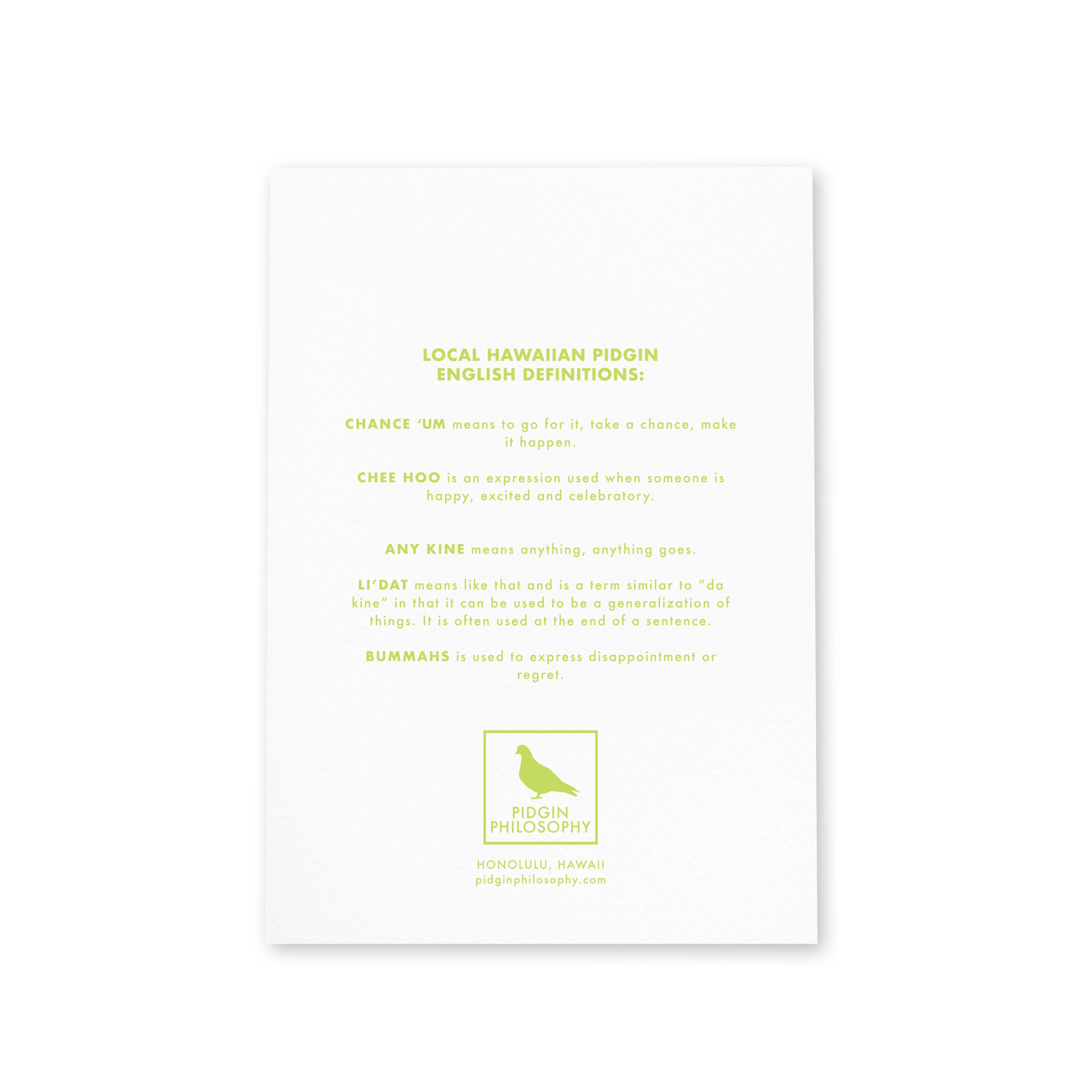 Chance 'Um Notepad 5x7