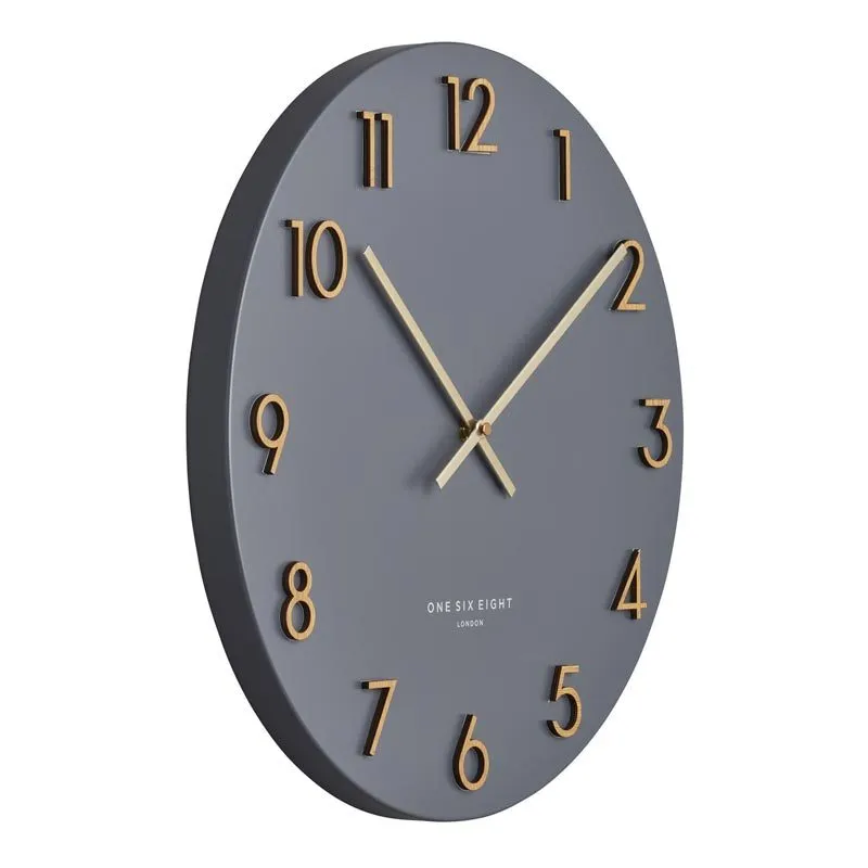 Charcoal Katelyn Clock (40cm)