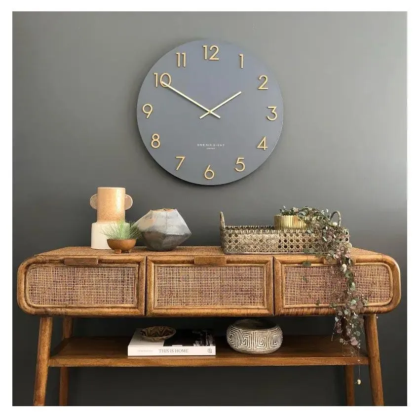 Charcoal Katelyn Clock (40cm)