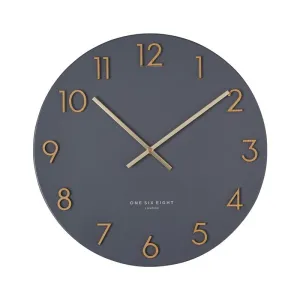 Charcoal Katelyn Clock (40cm)