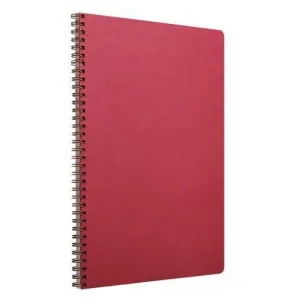 Clairefontaine Age-Bag A4 Coilbound Notebook, Ruled, Red