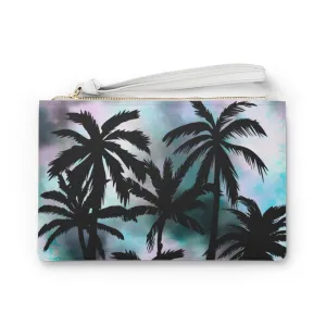 Clutch Bag-Tie Dye Palm