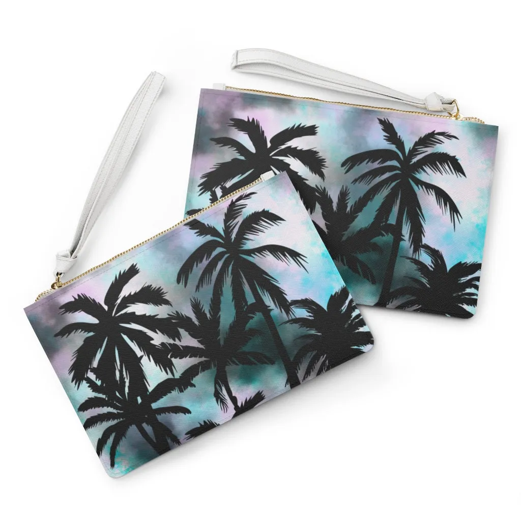 Clutch Bag-Tie Dye Palm