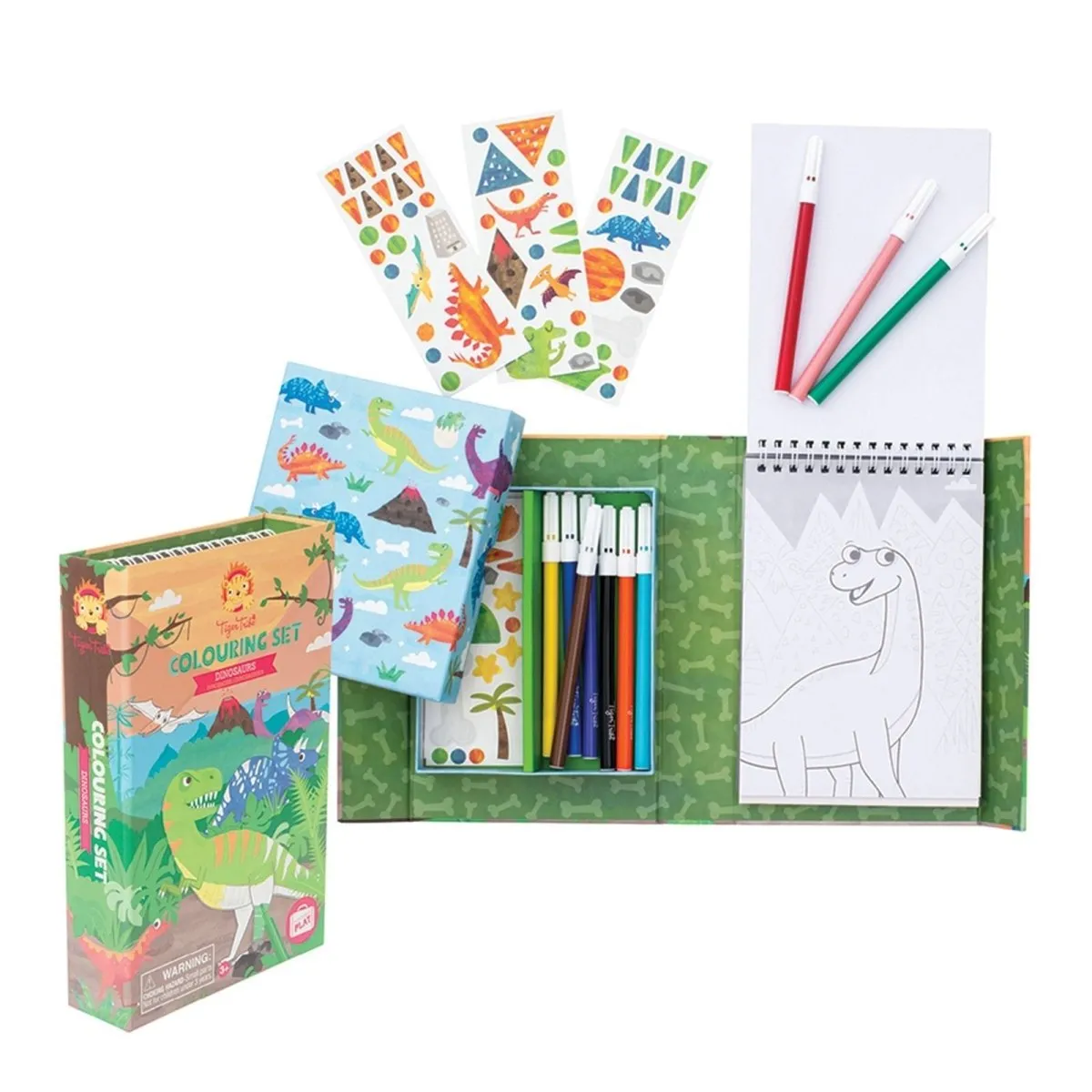 Colouring Set Dinosaurs | Tiger Tribe