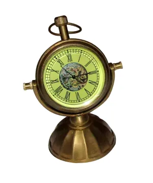 Copper Dial Vintage Clock Ideal for Table, Victoria London Design