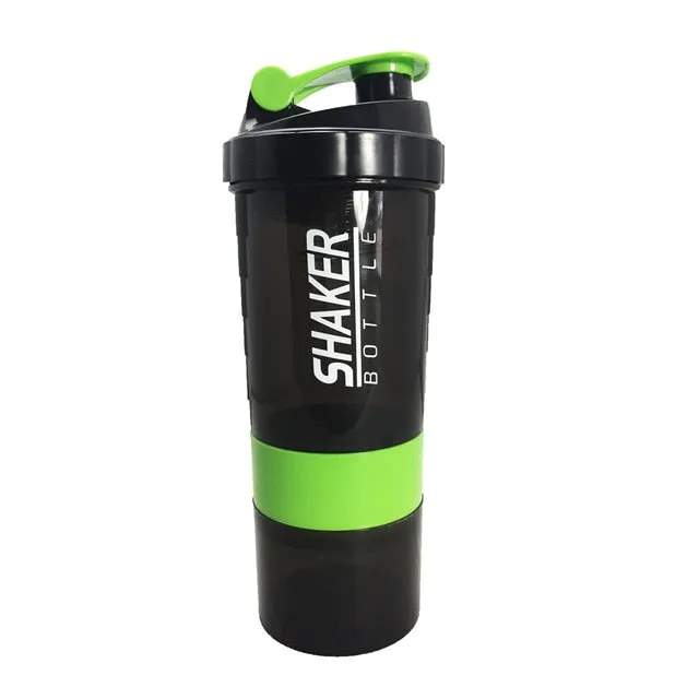 Creative Protein Powder Shaker Bottle Powerful Leakproof