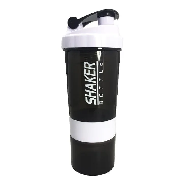 Creative Protein Powder Shaker Bottle Powerful Leakproof