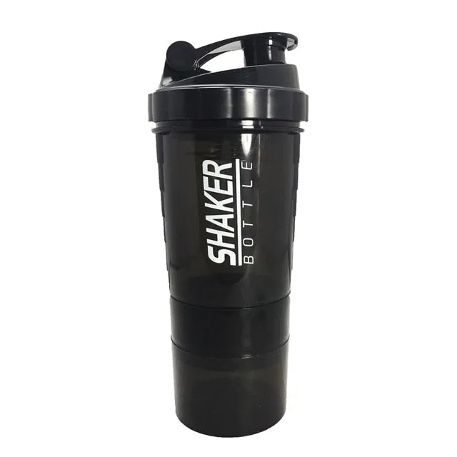 Creative Protein Powder Shaker Bottle Powerful Leakproof