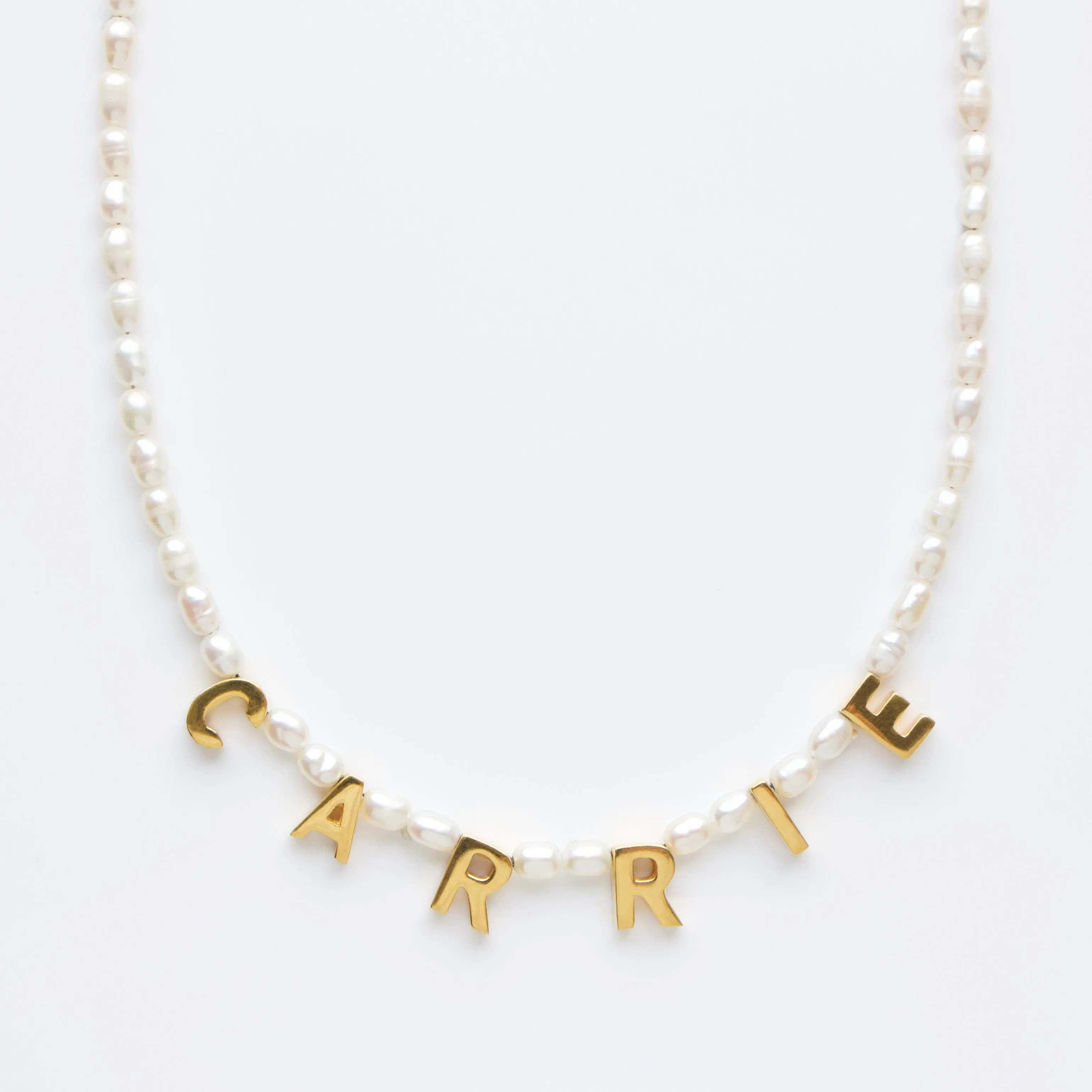 Custom Made Personalised Pearl Necklace